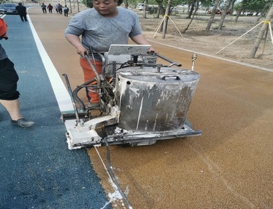 阜新阜新景区标线施工